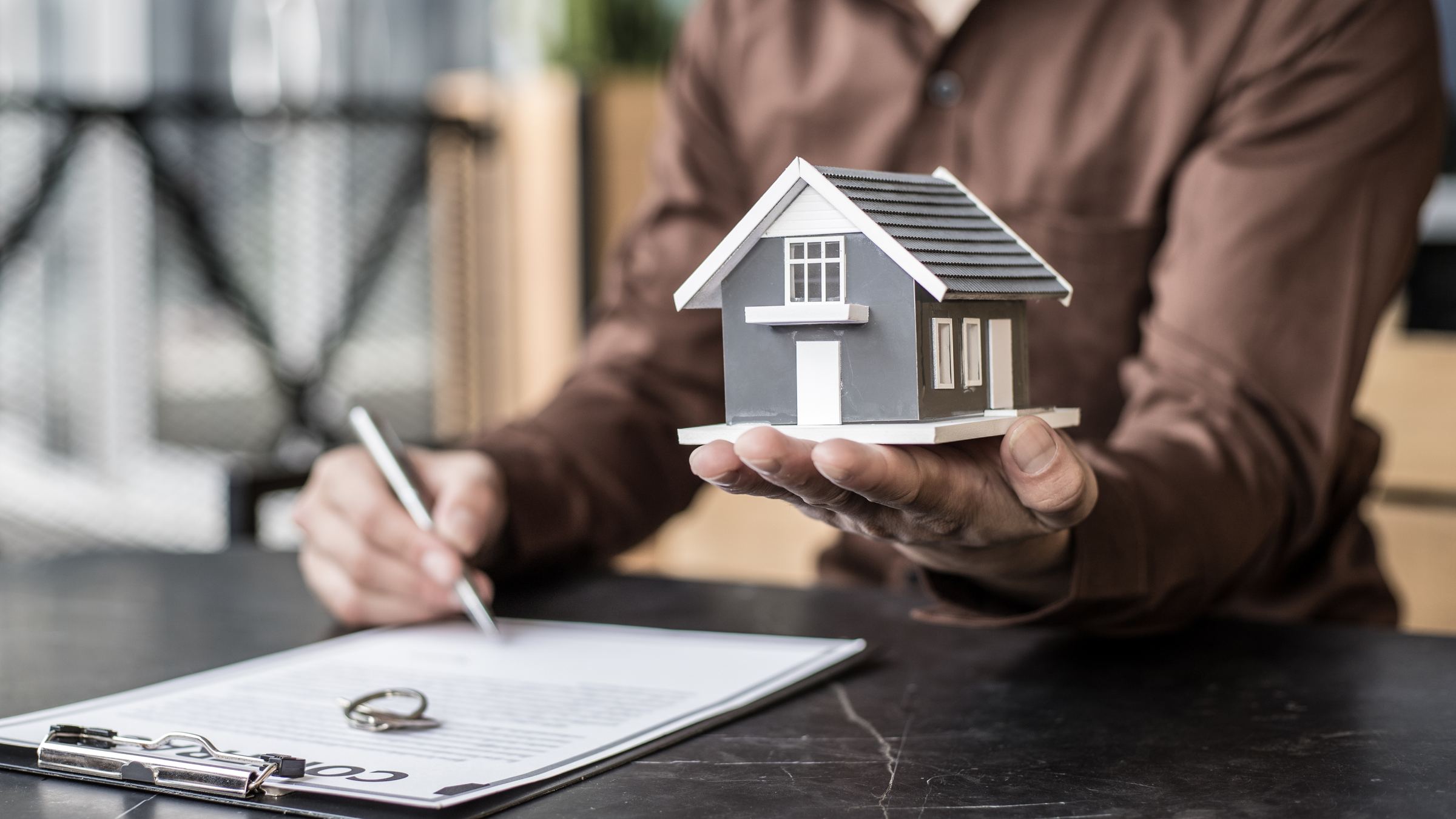 Signing for a new home
